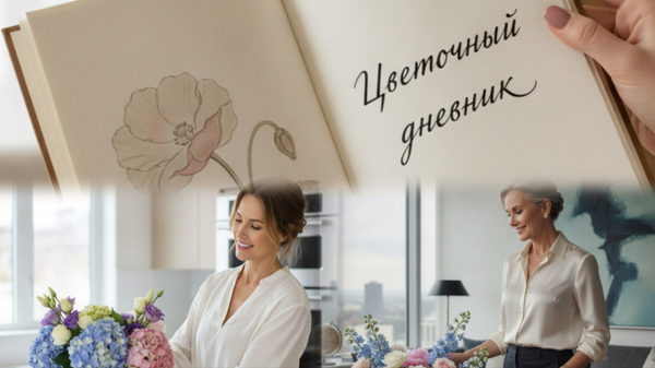Цветочный дневник: 5 дней тишины и красоты для себя