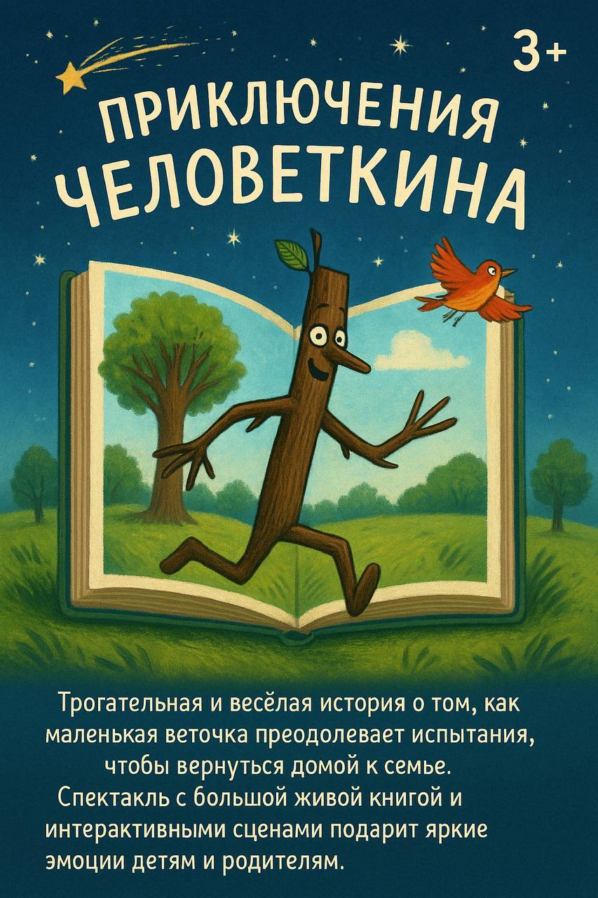 "Приключения Человеткина" от Московский театральный проект «Играем Книгу»