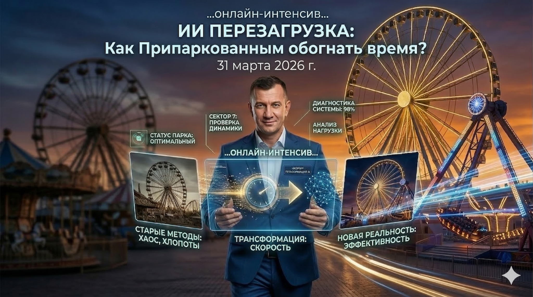 ИИ ПЕРЕЗАГРУЗКА: как Припаркованным обогнать время?