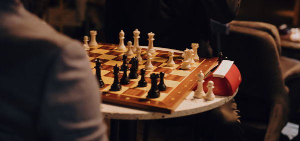 Шахматный турнир в "Blanc"