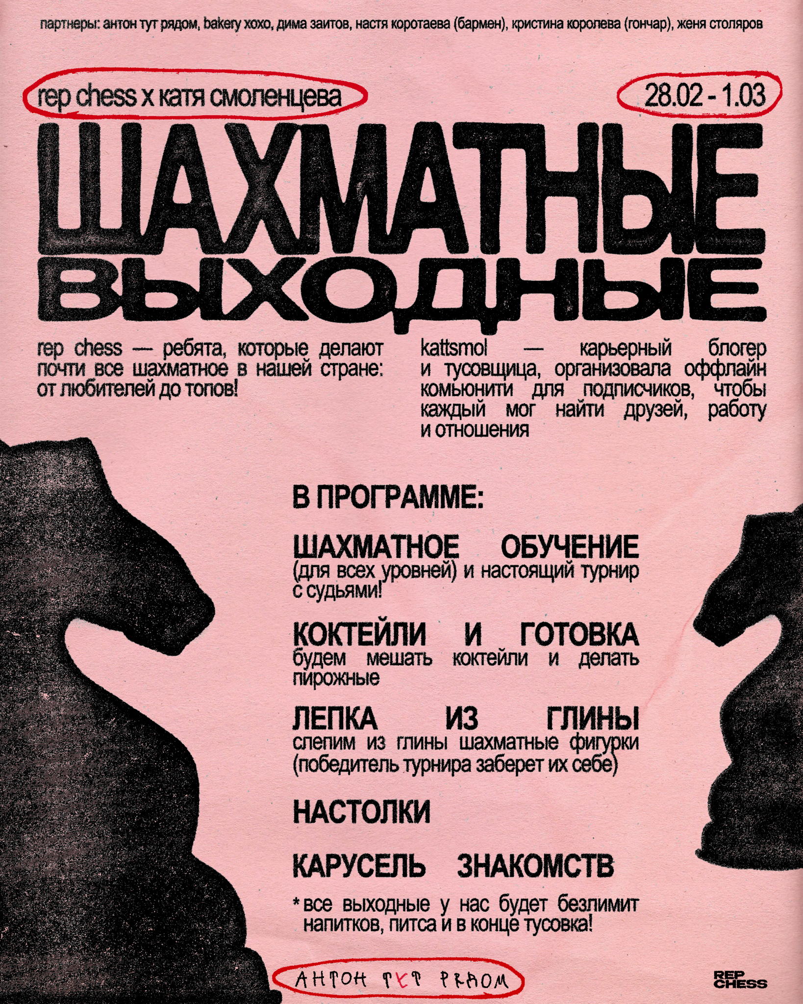 Шахматные выходные Rep Chess x kattsmol х Антон тут рядом