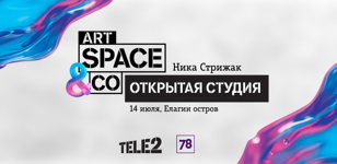 Public Talk «Открытая студия» с Никой Стрижак в Tele2 Art Space&amp;Co