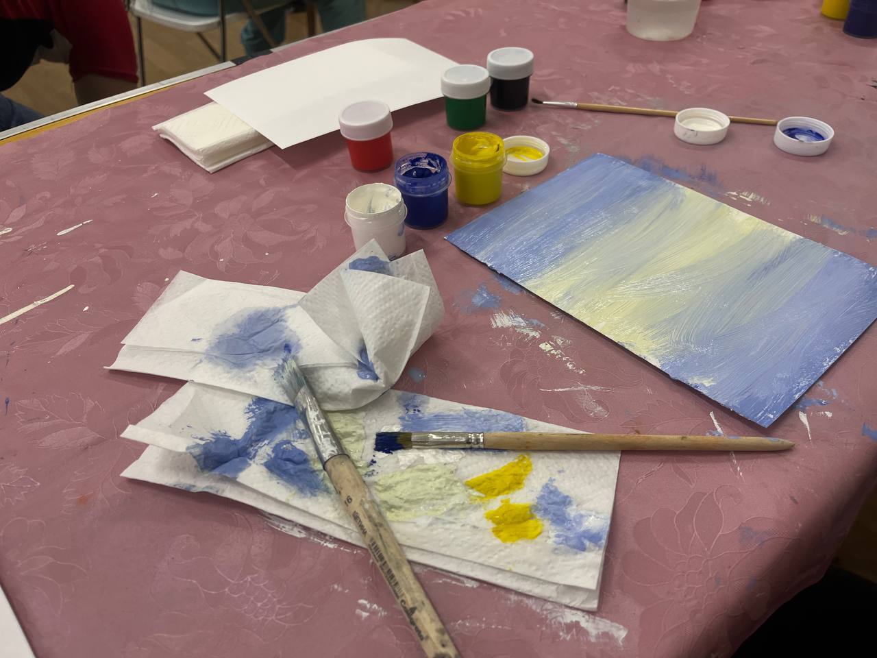 Занятие по правополушарному рисованию «Звездопад»