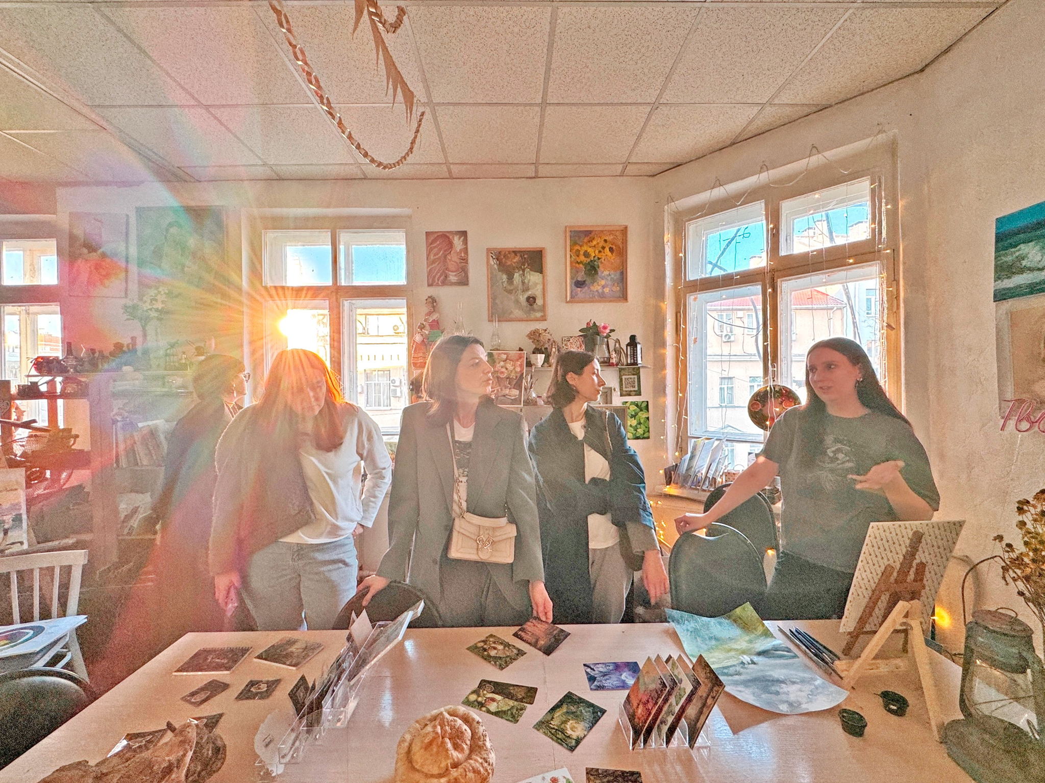 Мастерские на последних этажах