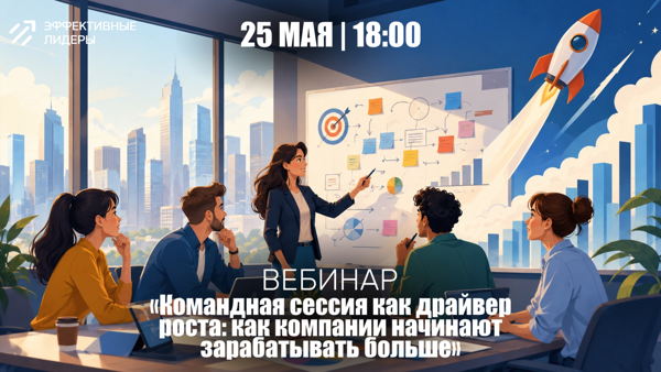 Вебинар: "Командная сессия как драйвер роста: как компании начинают зарабатывать больше"