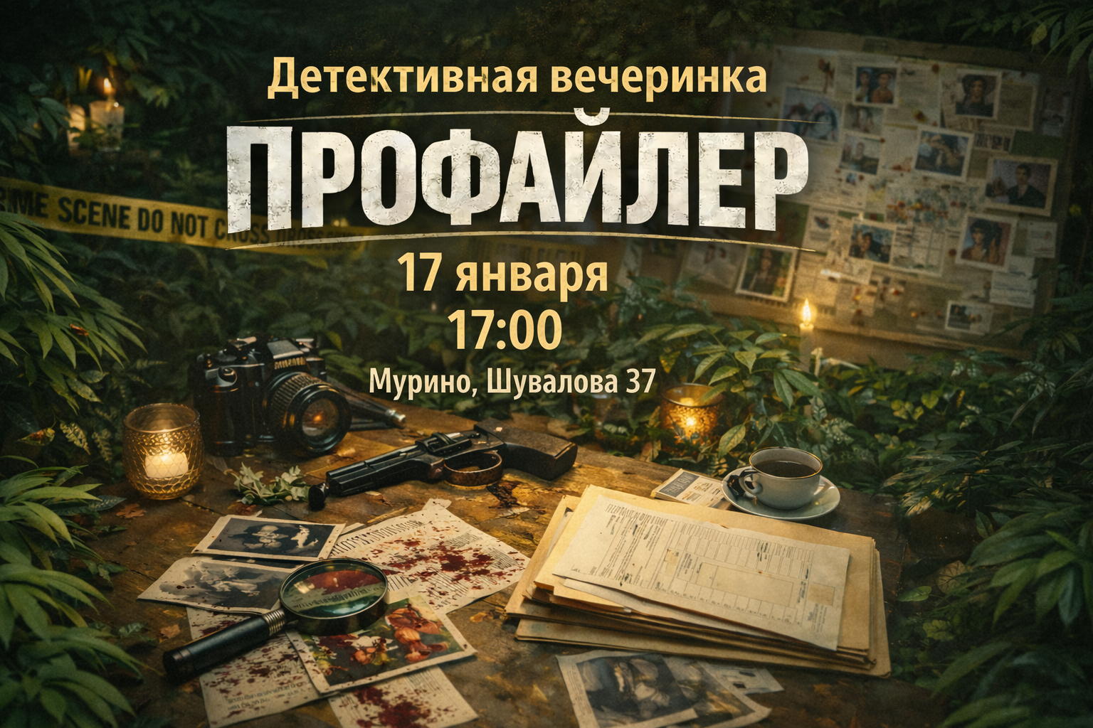Детективная вечеринка «Профайлер»