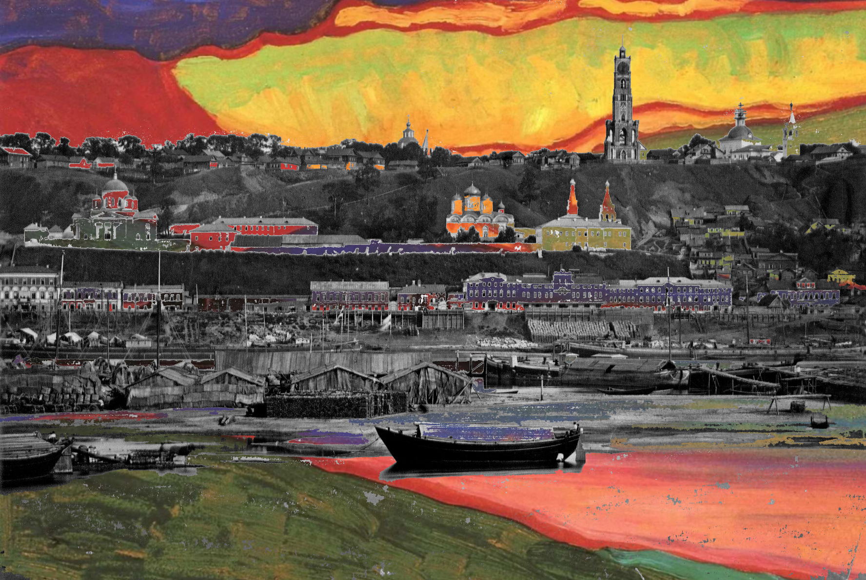 Мастер-класс «Коллажный Нижний Новгород»