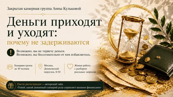 Деньги приходят и уходят: почему не задерживаются