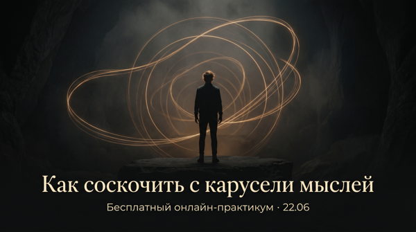 Как соскочить с карусели мыслей, которые гоняют по одному кругу