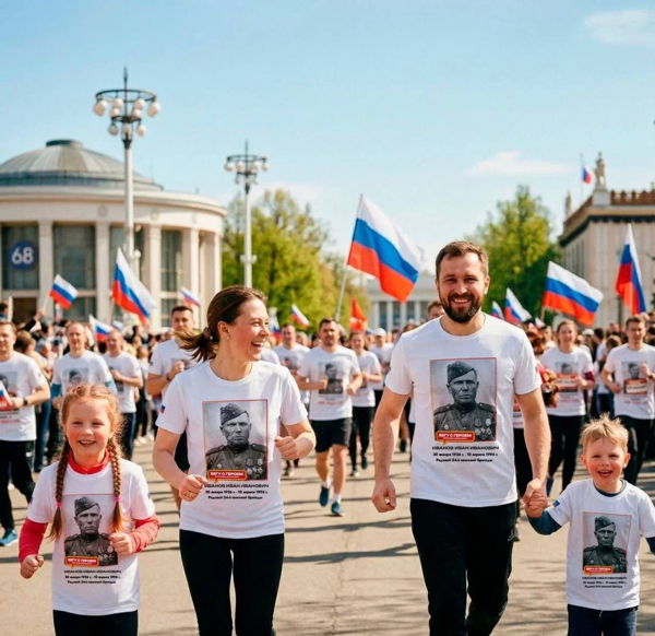 «Эстафета памяти: Бегу с героем» — масштабный патриотический забег на ВДНХ