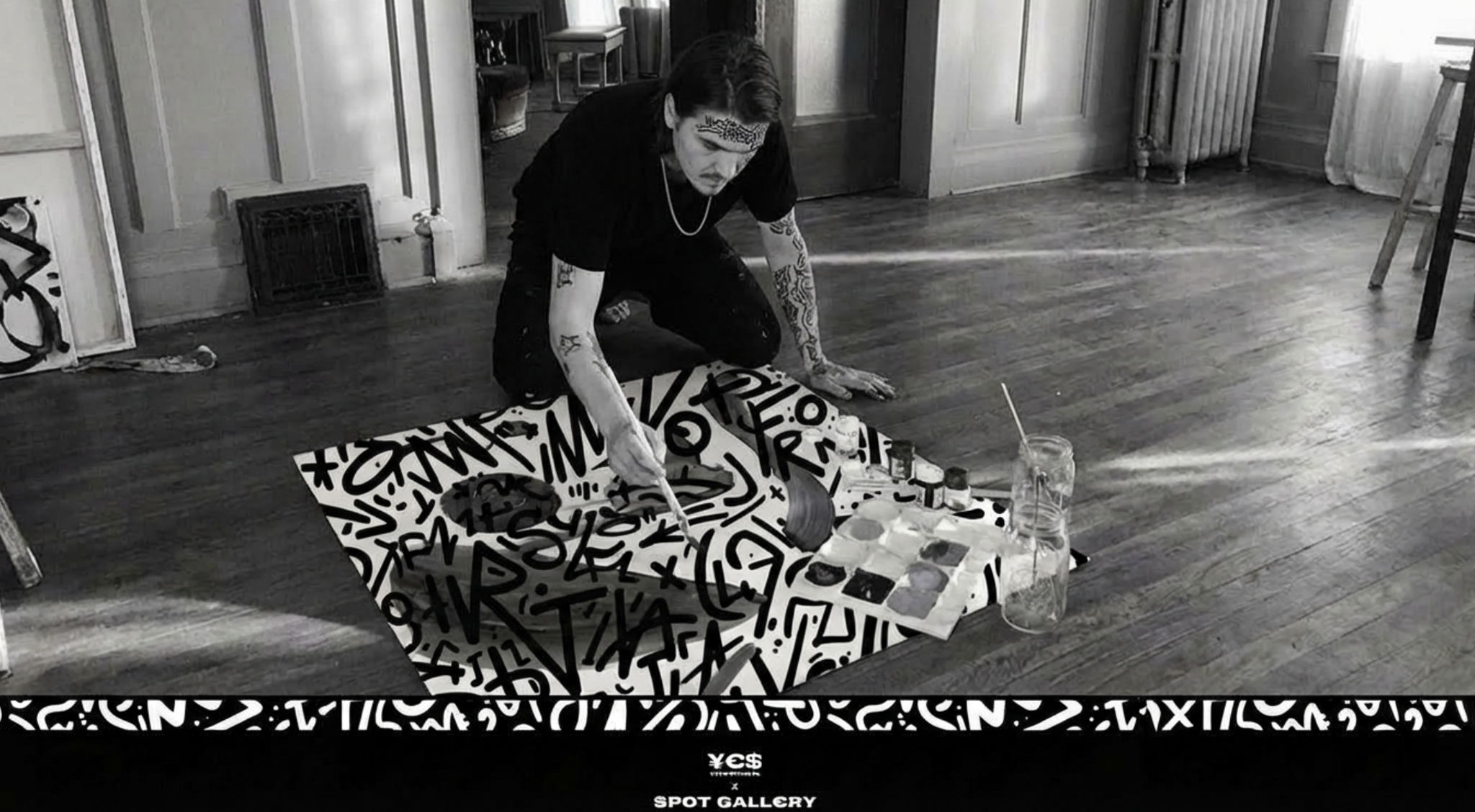 Арт Мастер-класс рисуем В СТИЛЕ ПАТТЕРНИЗМ в SPOT Gallery | Художник Valit Sultanov ¥€$