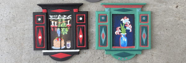 Мастер-класс по росписи литьевой модели окна с наличником «В гостях у сказки»