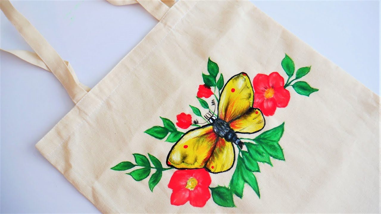 Расписываем шоперы в весенней тематике в «Фуд Парк Меркурий»