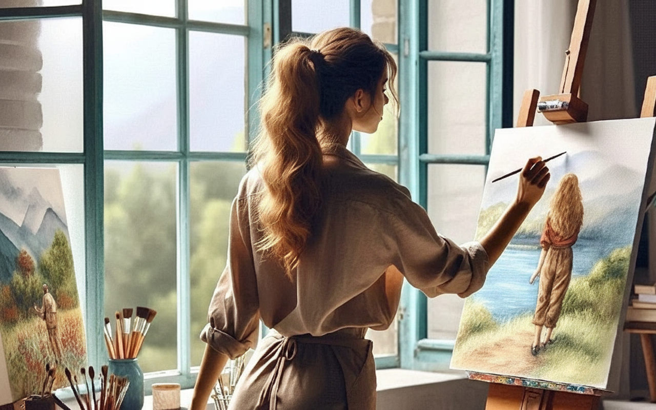 Индивидуальный мастер-класс по арт-терапии художник + психолог