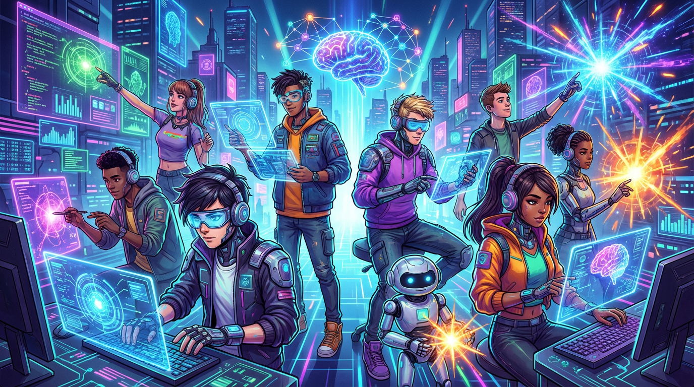 Бесплатный пробный урок по AI-дизайну для подростков