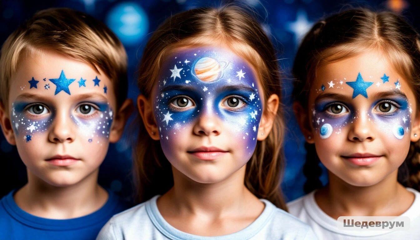 Космический аквагрим в КЦВат