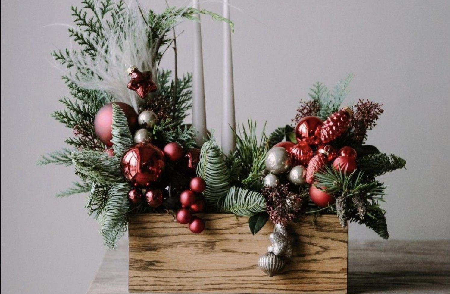 Мастер класс "Зимняя икебана”