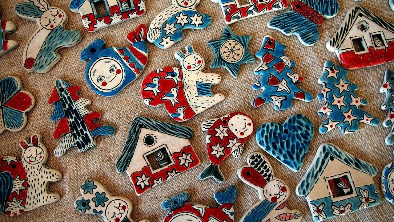 Лепка новогодних игрушек