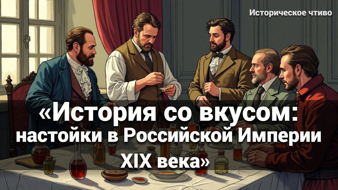 АРТ-ЗАВТРАК: «НАСТОЙКИ В РОССИЙСКОЙ ИМПЕРИИ»