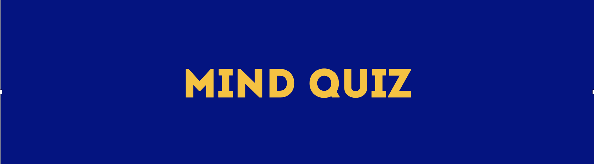 Mind Quiz №1