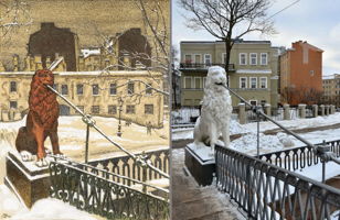 В ПЕТЕРБУРГЕ  ДОБУЖИНСКОГО