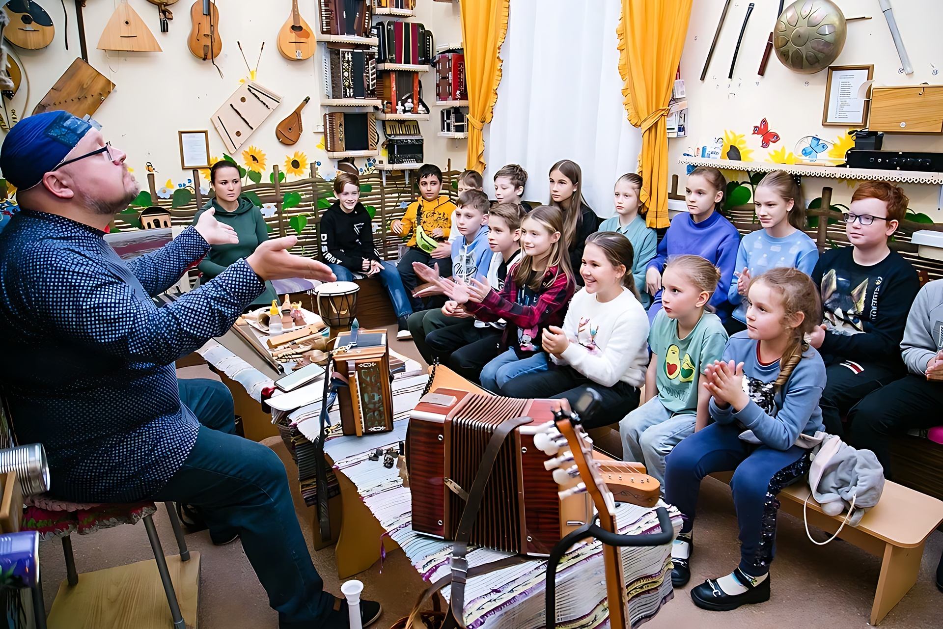 Интерактивное занятие «Музыкальный народный инструмент»