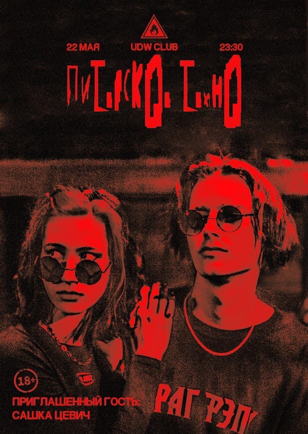 ПИТЕРСКОЕ ТЕХНО // 22 МАЯ // UDW CLUB