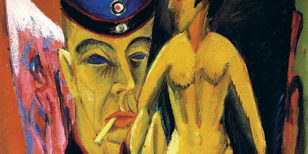 ХХ век: мировая война и экспрессионизм в живописи, скульптуре, архитектуре, кино.