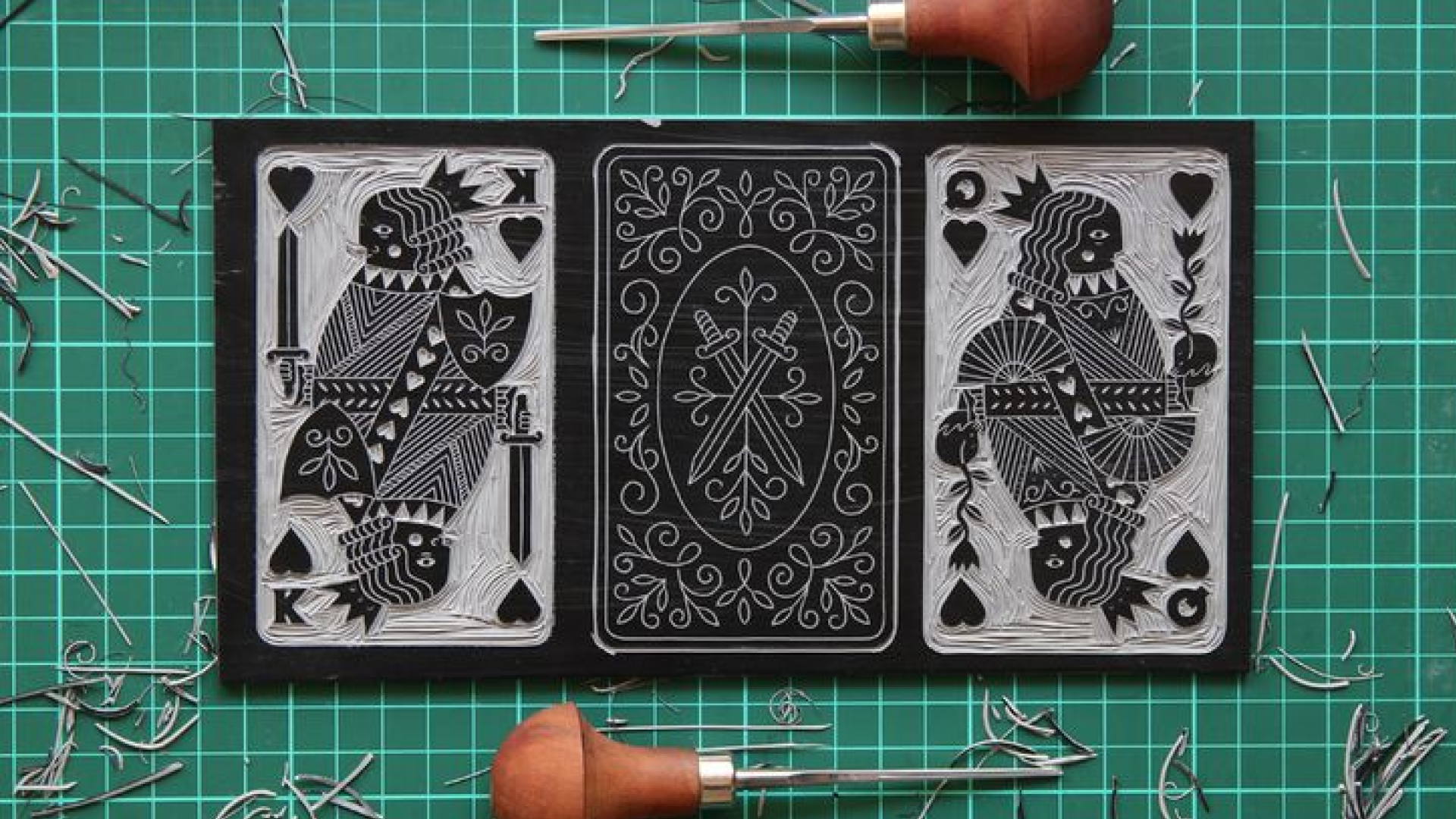 Мастер-класс «Открытка в технике линогравюры»