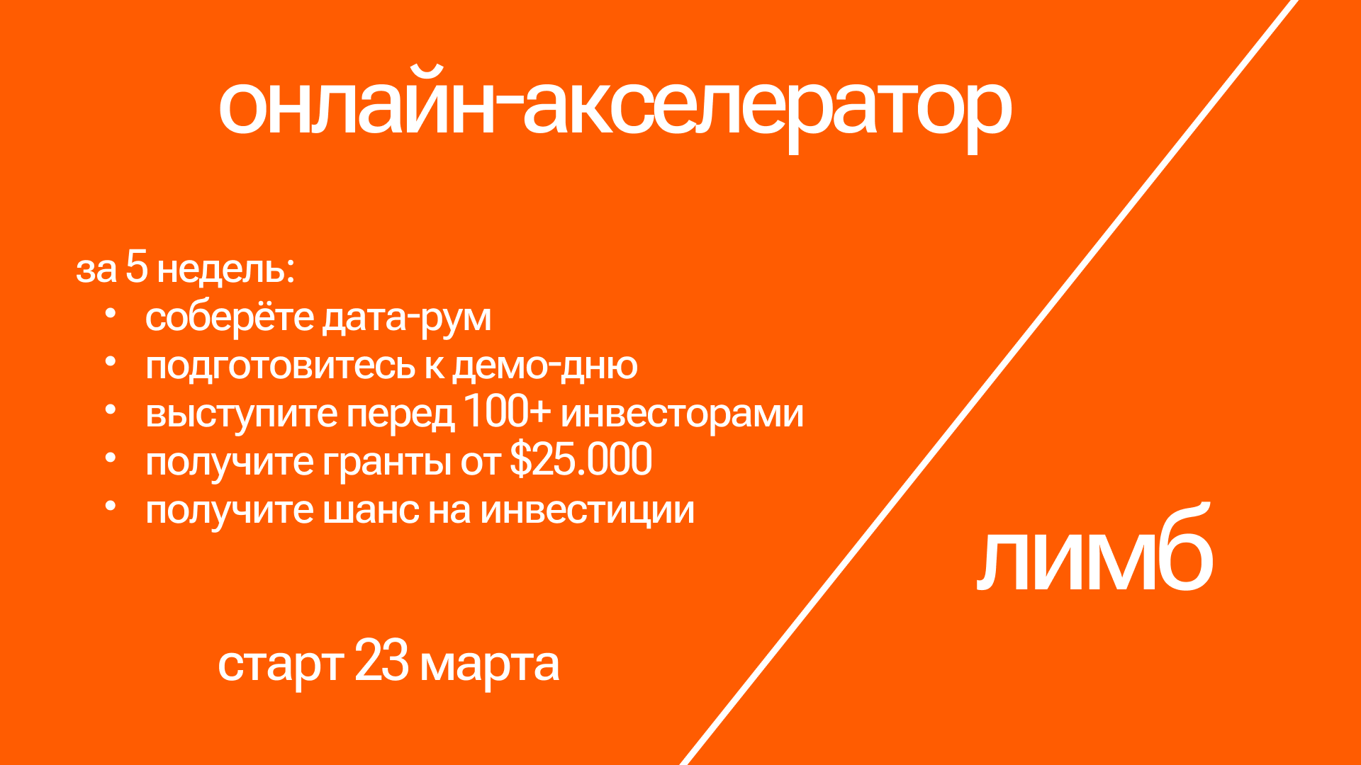 Онлайн Акселератор Лимб