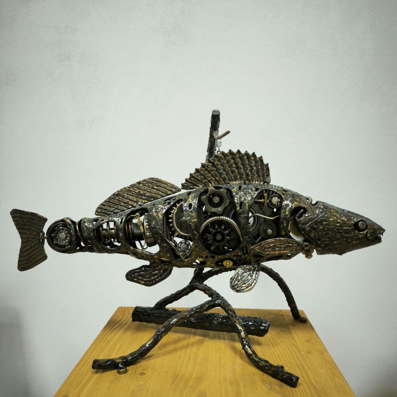 Современное традиционное искусство из металла в городской среде. Скульптуры из металла в ландшафте. Музейный проект