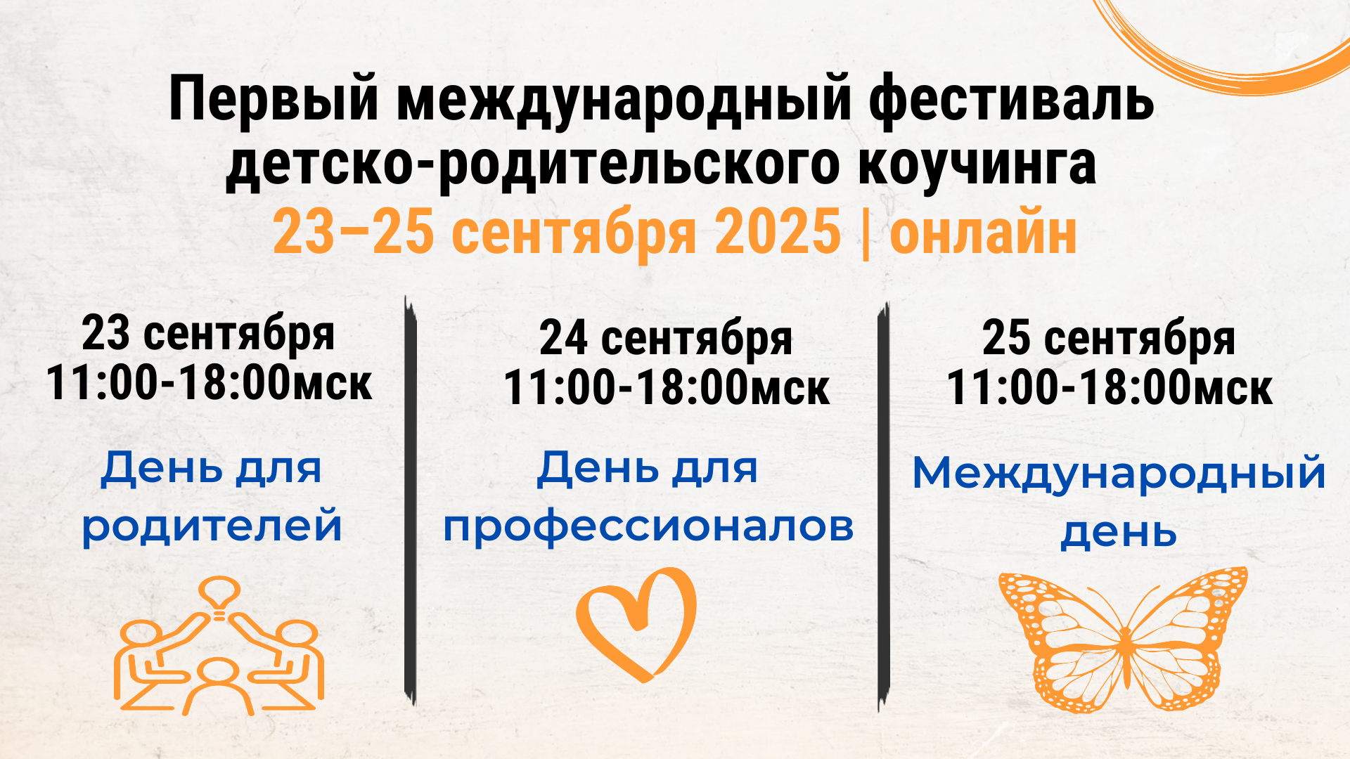 Первый международный фестиваль детско родительского коучинга