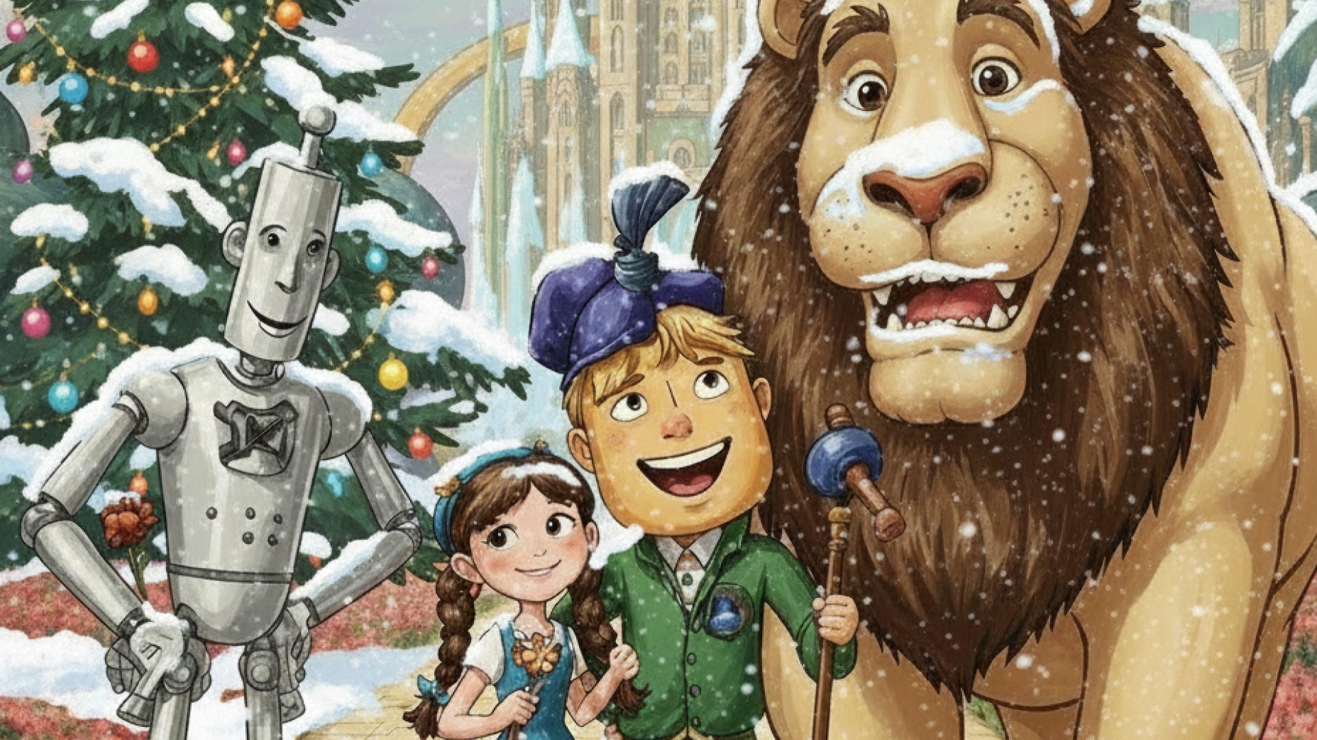 Детский праздник " Рождество в Изумрудном городе"