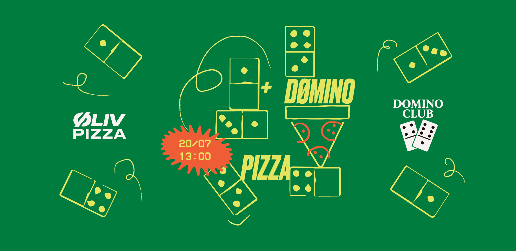 Домино Турнир в Øliv Pizza